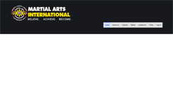 Desktop Screenshot of martialartsinternational.com